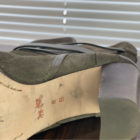 COACH Olive Suede Mid-Calf Bootie- 8 Women’s - Picture 10 of 13